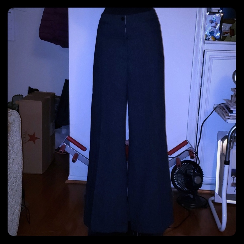 Black Wide Leg Trouser